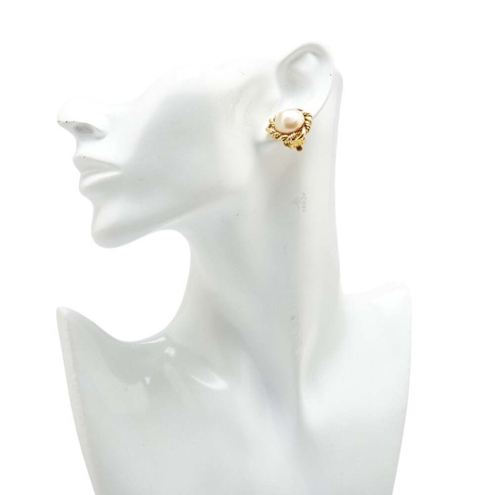 Chanel Vintage Clip-On Earrings Pearl #209128C43B - Picture 5 of 5